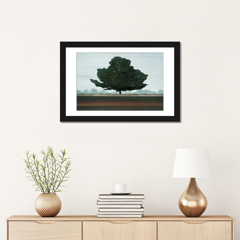 " Majestic " by Robert Charon, Black Framed Fine Art Paper, White, 24" H x 32" W x 1" D