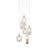 Song 6 - Light Chrome Cluster Pendant