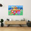 Noah'S Ark Adventure Contemporary Elephant Giraffe Lion Tropical Wall Art Print-759984618