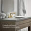 Tone Widespread Bathroom Sink Faucet, Three-Hole Bathroom Faucet with Clicker Drain, 1.2 GPM-70929560