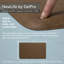 Tapis anti-fatigue designer en toile de ramie confortable-24408494-24425143