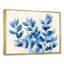 «Soft Leaves In Hazy Blues Watercolor I - Plants», reproduction sur toile-1621747783-1845509699