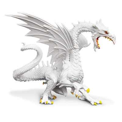 Dragon de neige lueur dans le noir