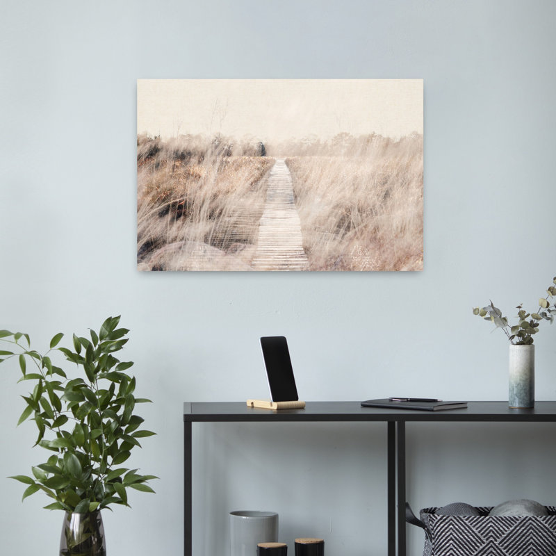 Art contemporain, paysage abstrait de rêve, art de la nature, H 16 po x l 24 po