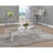 Brianne Chrome Square Glass Top End Table