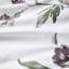 Édredon simple avec taies florales mauves et grises-128603855
