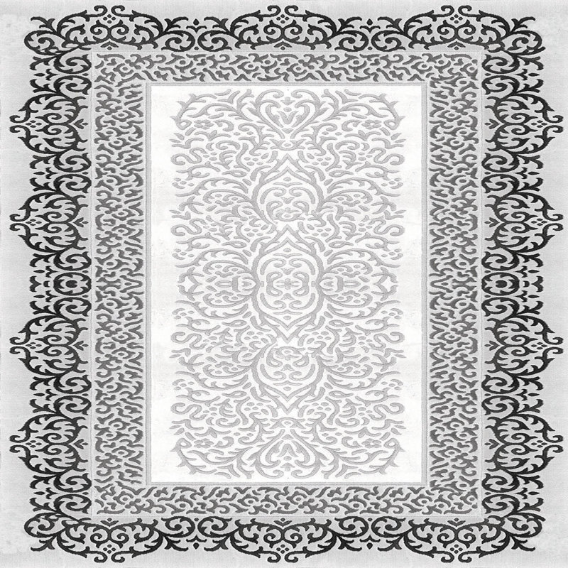 Stylish Woven Carpet, 4 x 6 Feet, 100% Polyester | Antibacterial, 3D Digital Printing, Non-Slip PVC Felt Dot Underside | Machine Washable, 0.4 in Pile Height, Perfect for Living Room & Bedroom Decor