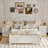 3 Drawer Bedside Table With Reading Light-829931888