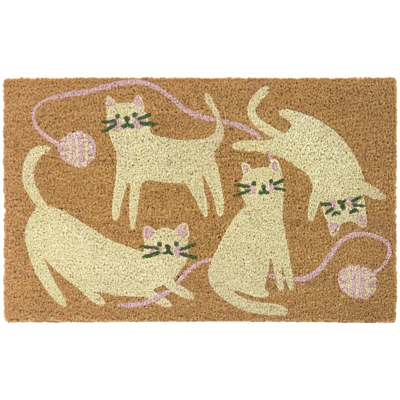 Cats & Yarn 18" x 30" Doormat