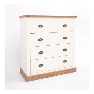 90 cm W Chest of 4 Drawers