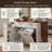56" To 102" Transformable Kitchen Island With 180°/90° Swivel Table And Built-In Trash Cabinet-1502340788