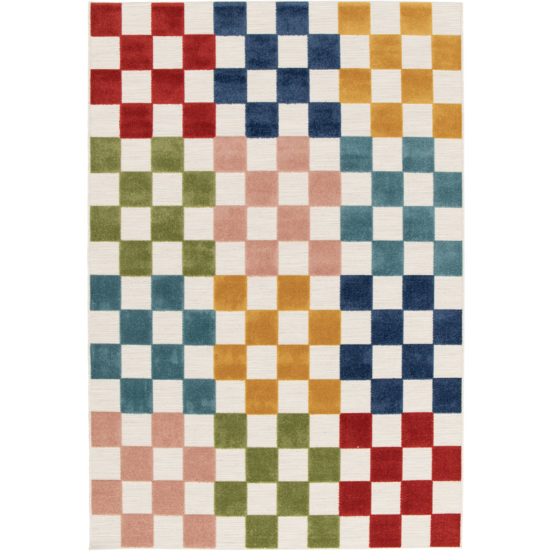 Masumeh Geometric Indoor / Outdoor Area Rug, Rectangle 120 x 170cm