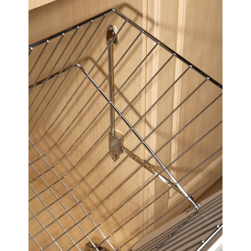 Rev-A-Shelf Sidelines CTOHBSL-161419-CR-1 16" Wire Laundry Hamper Cabinet Basket