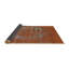 Tapis brun à motif oriental-1763480319