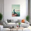 Copenhagen - Little Mermaid Dreamy Serene Tranquil Bird Architecture City Wall Art Print by Emel Tunaboylu - Wrapped Canvas Print-430425718