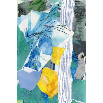 Reclaimed Collage I - Wrapped Canvas Painting