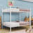 Full Over Full Metal Bunk Bed With Center Legs, Splitable Into 2 Beds-408980545