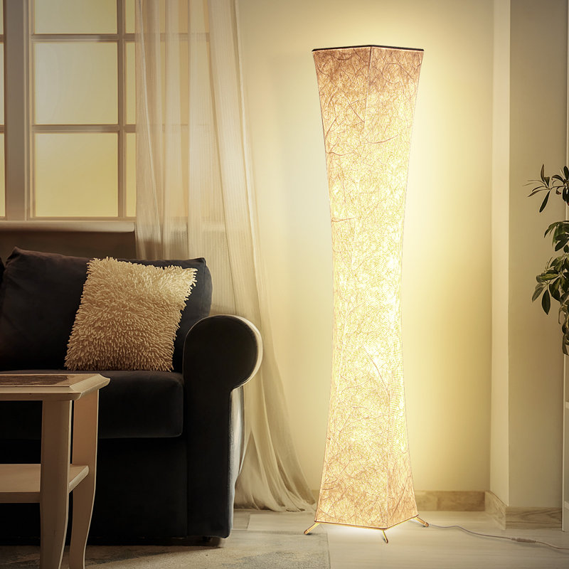 Lampe sur pied à DEL 61 "à intensité variable avec télécommande et commande APP