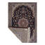 Mijanur Oriental Area Rug in Navy Blue