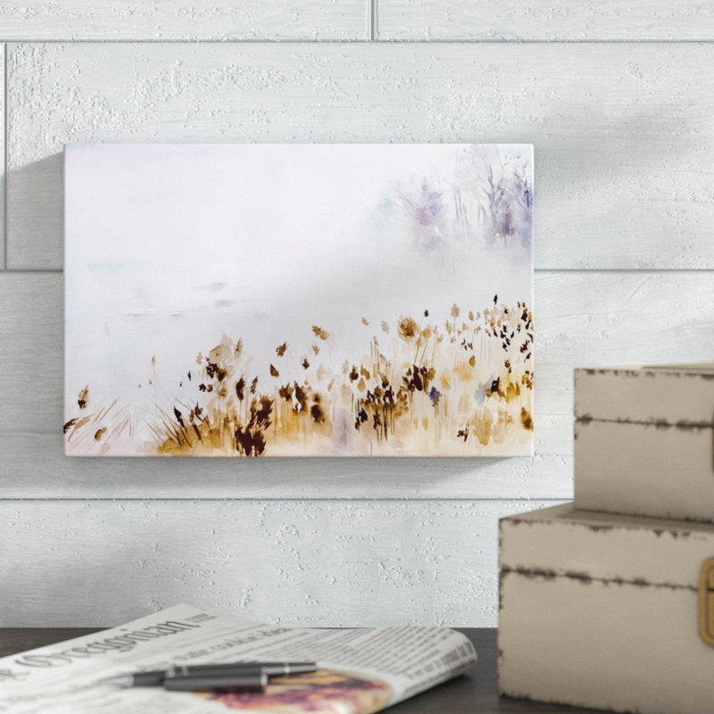 Sea Oats Mist II by Jennifer Paxton Parker - Painting Print, Wrapped Canvas, 20cm H x 30cm W