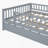 Wood Daybed With Trundle And Fence Guardrails-1509669592