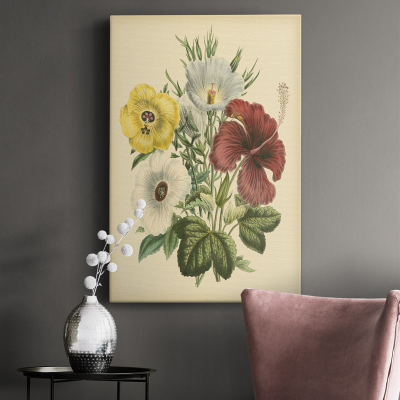 " Garden Bouquet I " Painting Print, 12" H x 8" W x 1.5" D