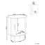Talasia 40cm W Manufactured Wood Bedside Table