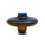 Low Amber Over Cobalt Vase-71171207