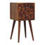 31cm W Solid Wood Bedside Table