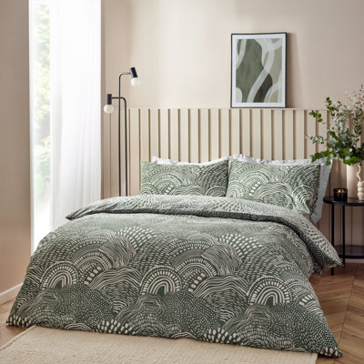 Bramblett Cotton Blend Abstract Bedding with Pillowcases