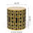 Grisnold Iron Top End Table
