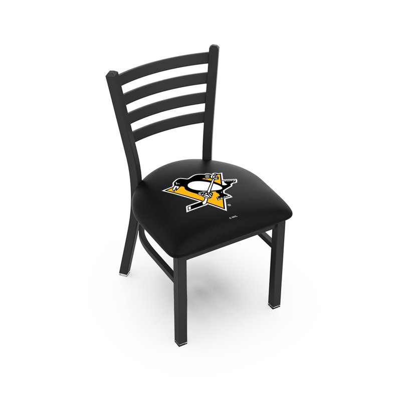 NHL Stationary Upholstered Dining Chair, Pittsburgh Penguins