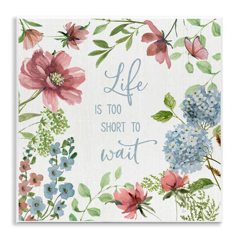 Too Short To Wait, plaque murale, design par Nan