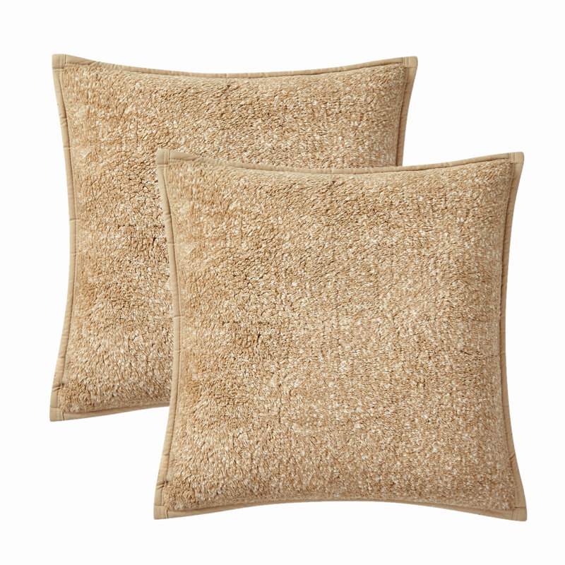 Brooklyn Loom Sherpa Decorative Pillows, Natural