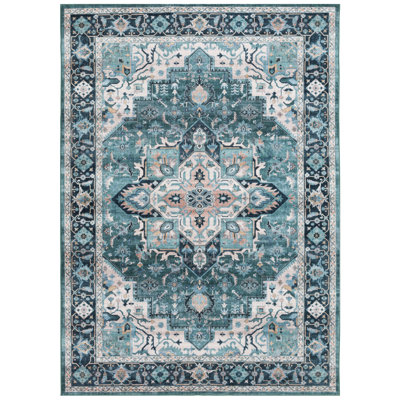 Gamber Washable Oriental Indoor Rug