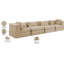 Causeuse modulaire en tissu Eilene Chenille-113470843-112472596