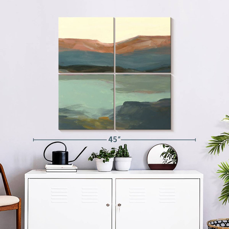 Rolling Bluffs, 32" H x 32" W