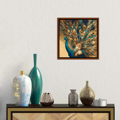 Proud Peacock par Julianne Marcoux - reproduction d'art encadrée
