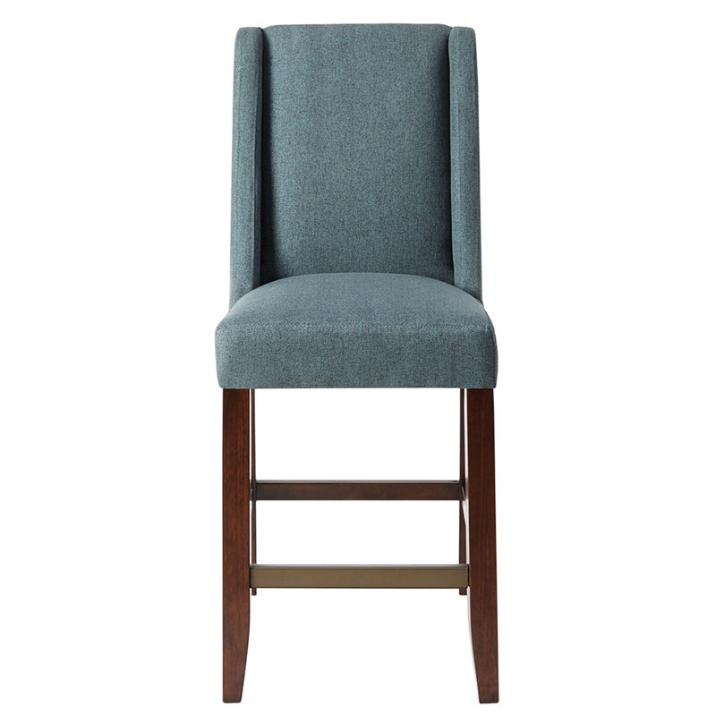Tabouret Wing, Brun, Bleu
