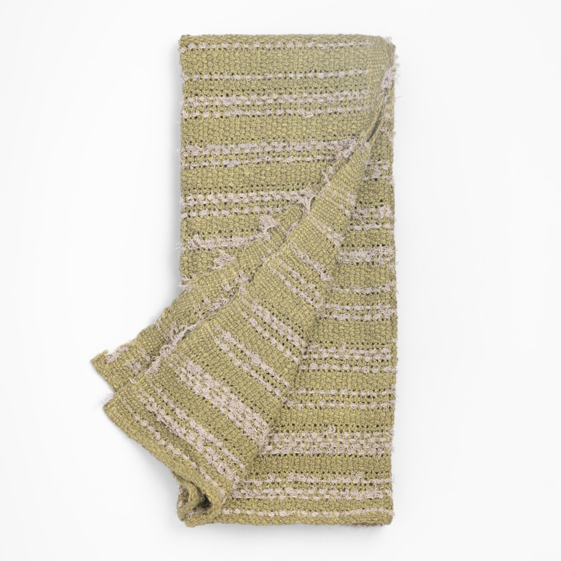 Alcal Knitted Throw Blanket, Lemongrass