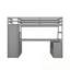 Lit mezzanine simple avec 7 tiroirs, 2 tablettes et bureau-1345510738