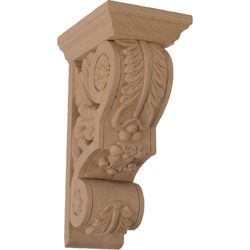 Petit corbeau floral l 3 3/4 po x P 5 1/2 po x H 9 1/2 po, Aulne