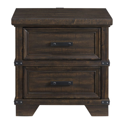 Table de chevet 2 tiroirs Godsey
