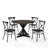 Dunblane 4 - Person Pedestal Base Dining Set