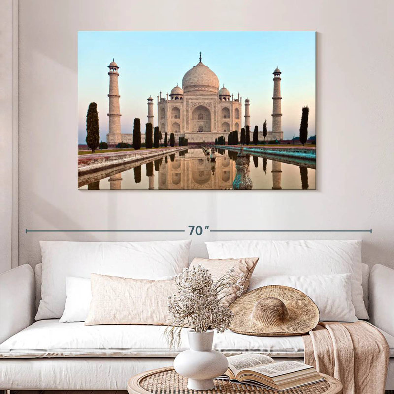 Ravi Taj Mahal At Sunset, 32" H x 48" W
