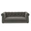 Lit rectangulaire surélevé durable pour petits et moyens chiens - Canapé moderne gris foncé-519781498