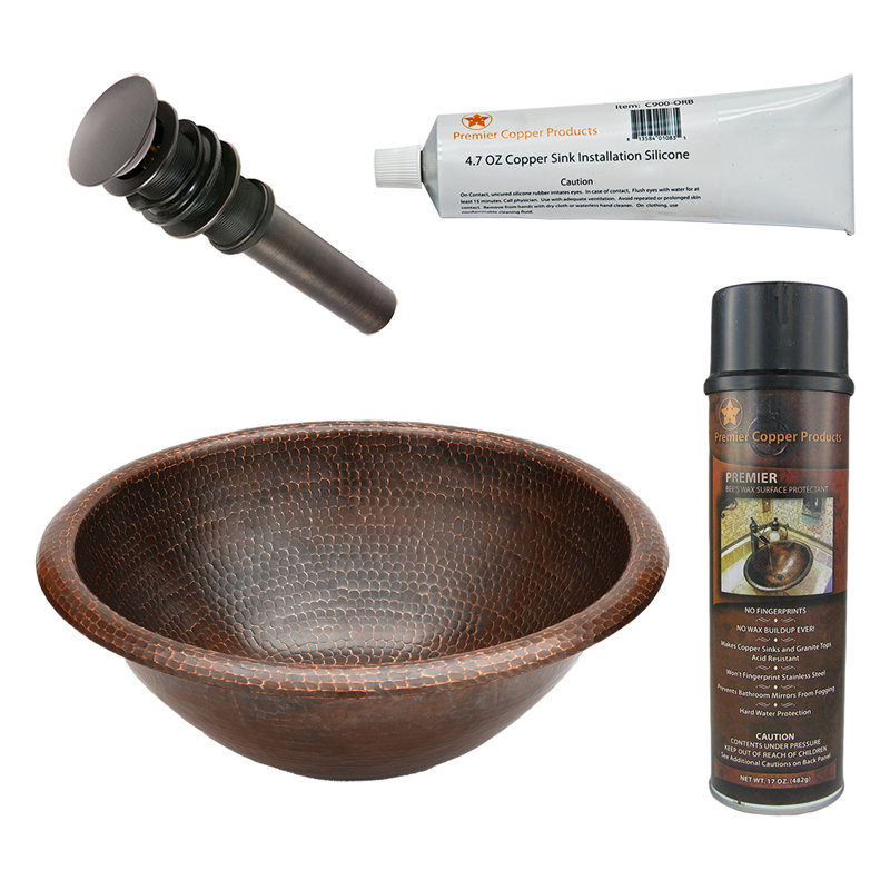 Ensemble de lavabo et de drain pour salle de bain Premier Copper Products BSP5_LR17RDB-P