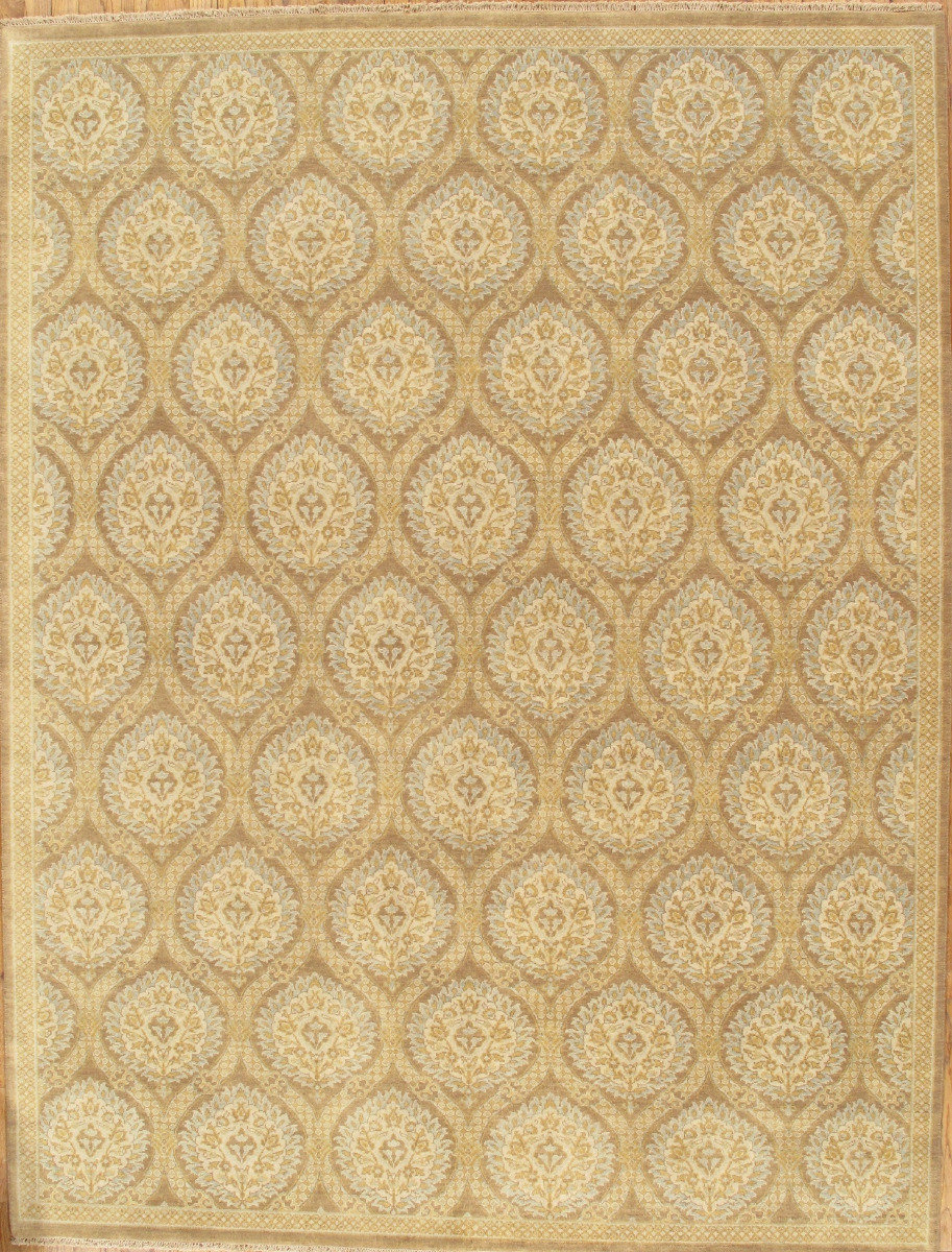 Theda Rug Pasargad Decorative Turkish Dynasty Design Hand-Knotted Wool Area Rug ...