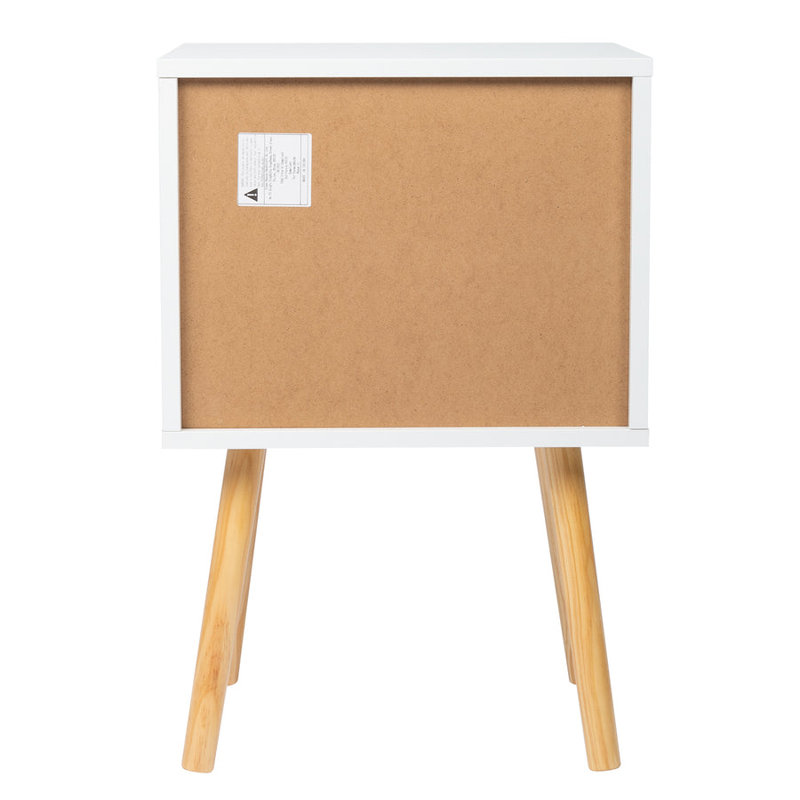 Othello 40cm W Manufactured Wood Bedside Table