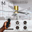 Irene Flushmount Light Kit 5 Blade LED Ceiling Fan-327028479-326228178-400726662
